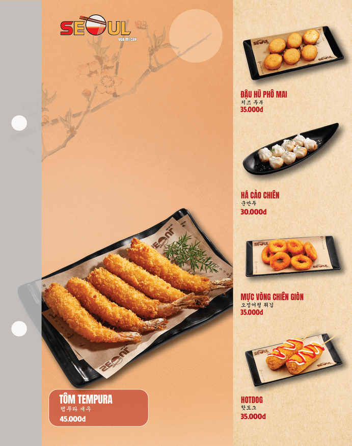 Menu SEOUL Vĩnh Long trang 14