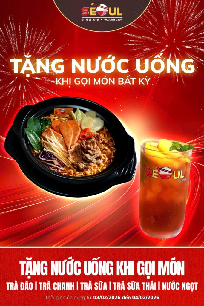 Ra mắt menu mới – ưu đãi tới! – SEOUL TÔ NGỌC VÂN