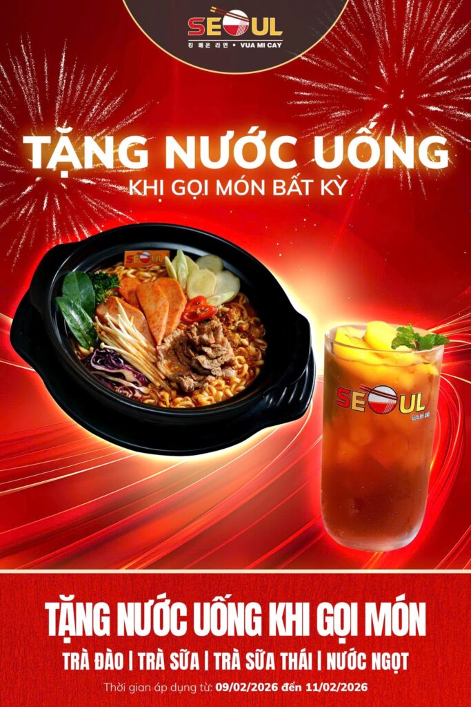 Ra mắt menu mới – ưu đãi tới! – SEOUL VĨNH LONG
