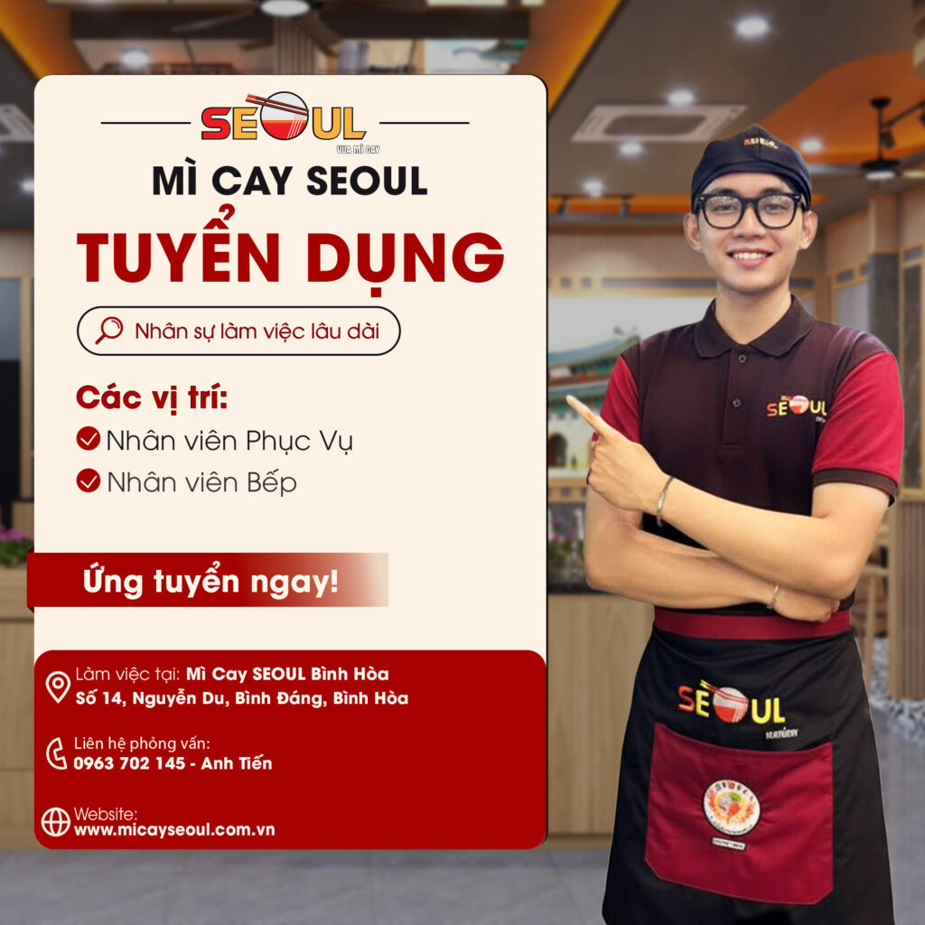 SEOUL BÌNH HÒA TUYỂN DỤNG