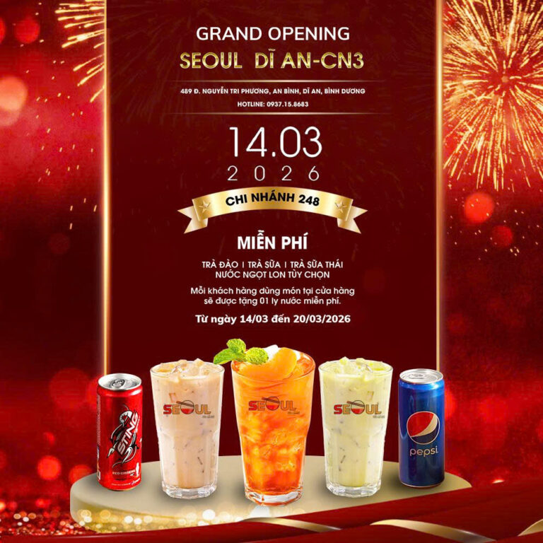 Khai trương CN đầu tiên CHÍNH THỨC tại 489 – Nguyễn Tri Phương, Dĩ An