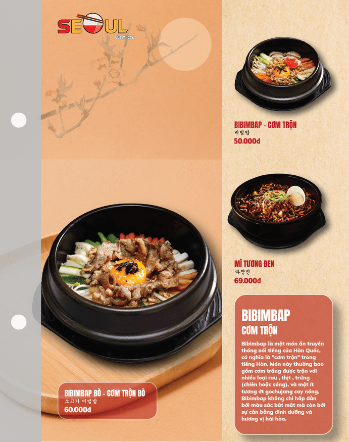 Menu SEOUL Bình Hoà trang 10