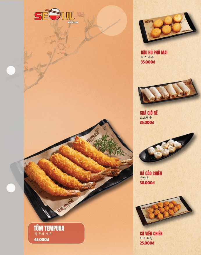 Menu SEOUL Bình Hoà trang 14