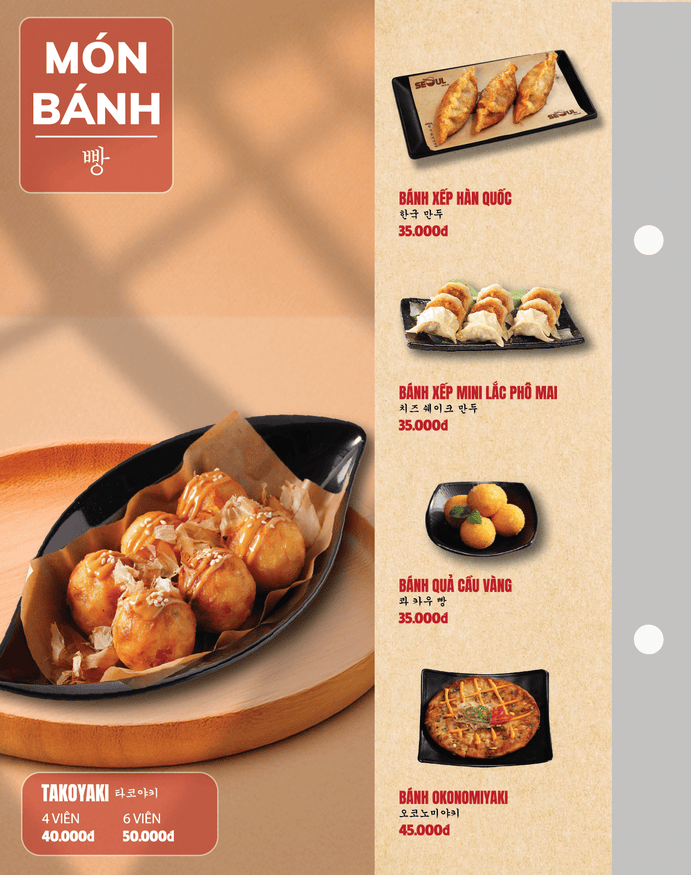 Menu SEOUL Phú An trang 7