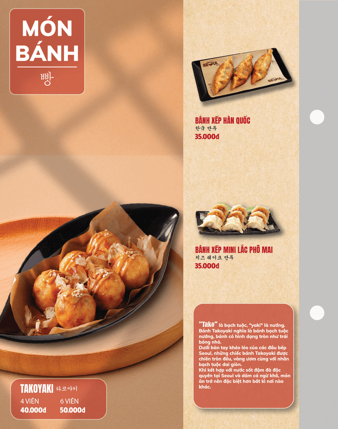 Menu SEOUL Phan Rang - Tháp Chàm trang 7