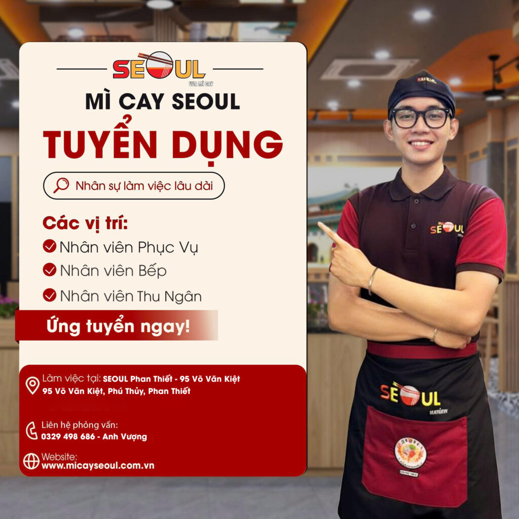 SEOUL PHAN THIẾT TUYỂN DỤNG