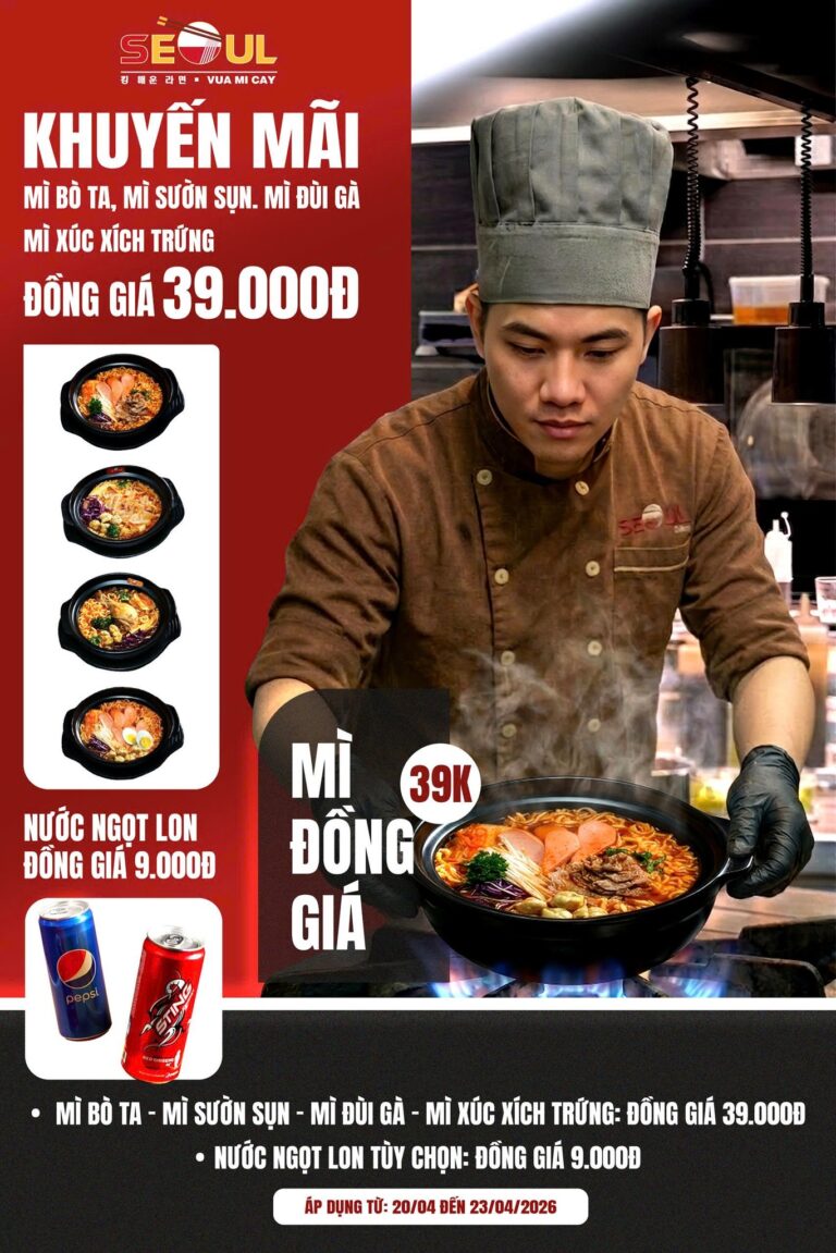 Niềm vui nhân đôi – ưu đãi ngập lối! – SEOUL HOÀNG MAI