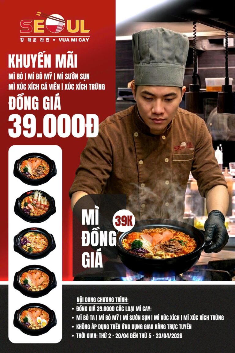 Loa loa loa….Siêu deal cực đã! – SEOUL NAM ĐỊNH