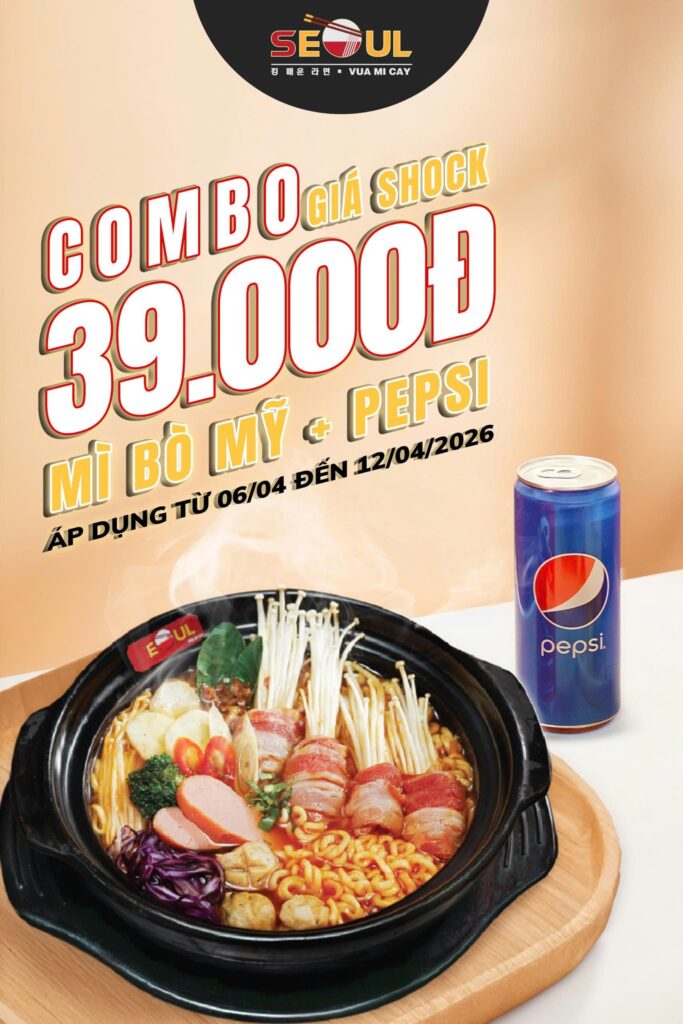 Giảm nửa giá – deal quá đã! – SEOUL PHÙNG KHOANG