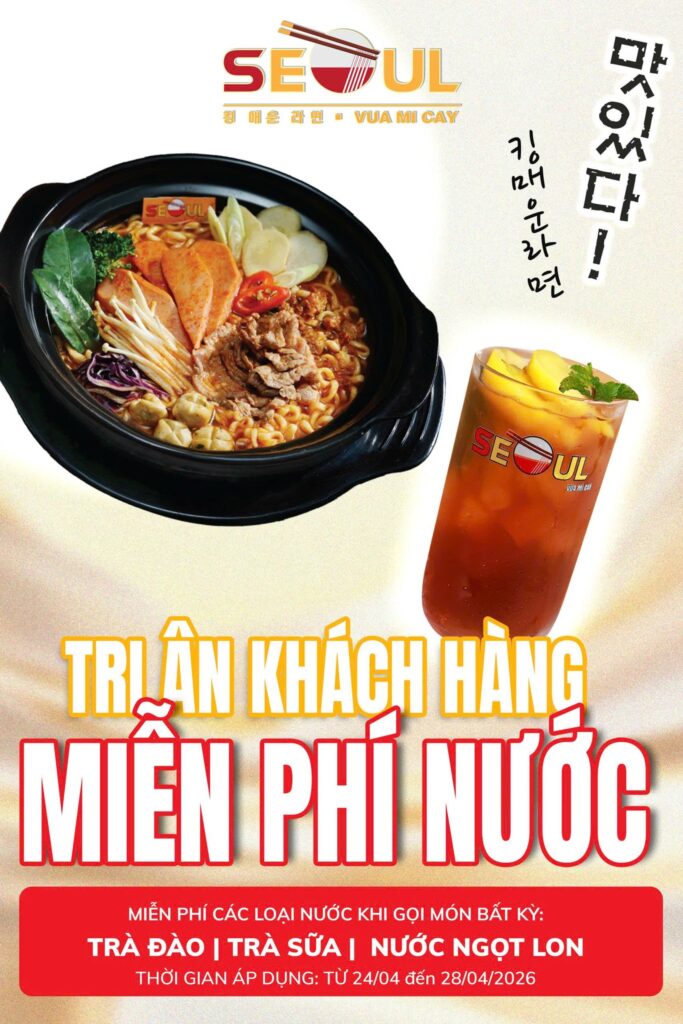 Săn deal cực đã – Xua tan nắng hạ! – SEOUL RẠCH DỪA