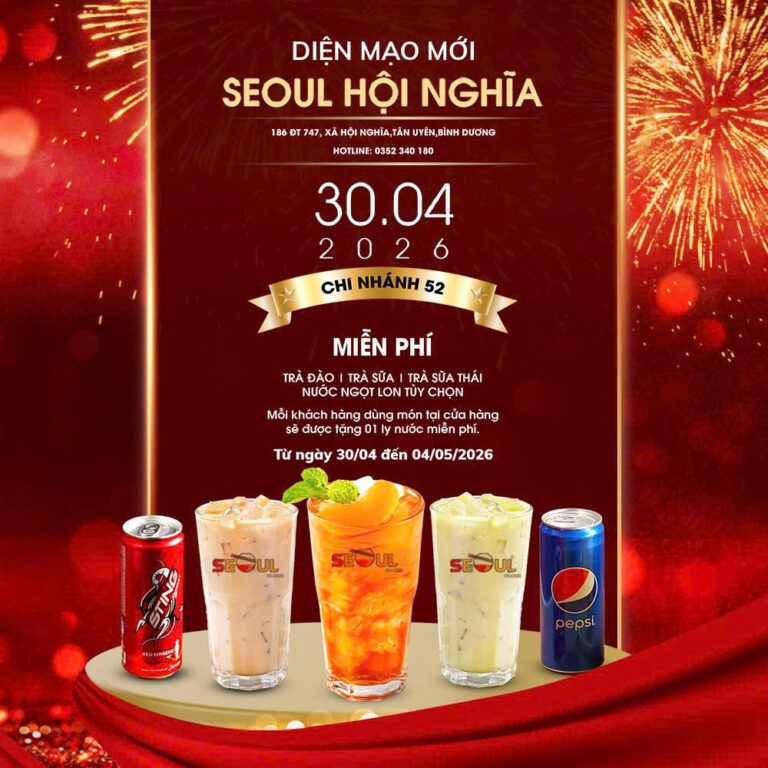 Bùng nổ ưu đãi – đón diện mạo mới! – SEOUL HỘI NGHĨA