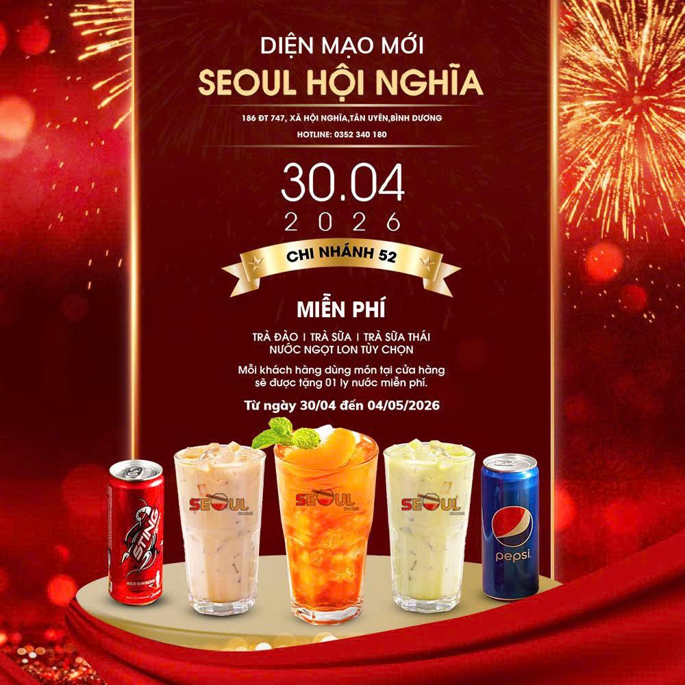 Bùng nổ ưu đãi – đón diện mạo mới! – SEOUL HỘI NGHĨA