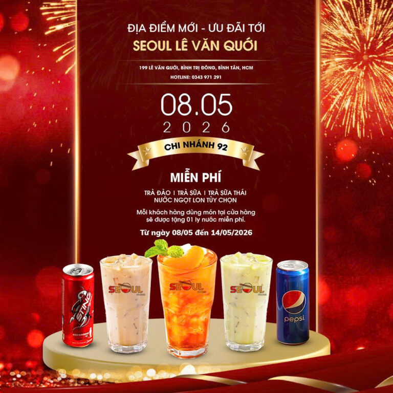 SEOUL Lê Văn Quới chào nhà mới – ưu đãi tới!