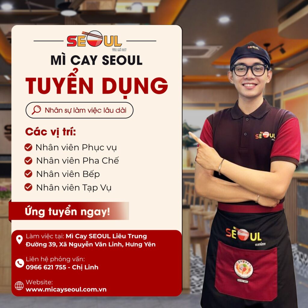 SEOUL LIÊU TRUNG TUYỂN DỤNG