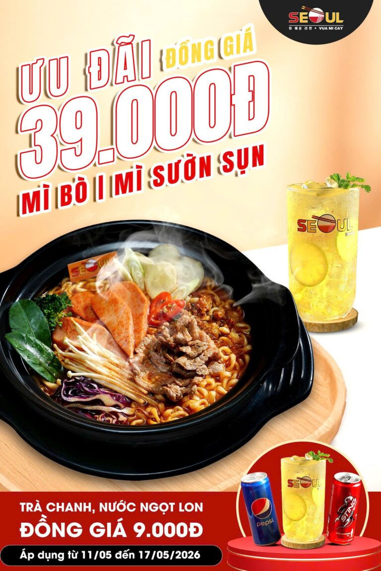 Khởi động hè vui – ưu đãi cực đã! – SEOUL LONG TRƯỜNG