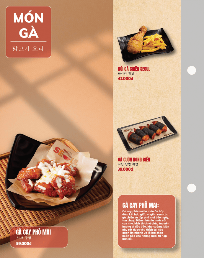 Menu SEOUL Hoà Thành trang 11