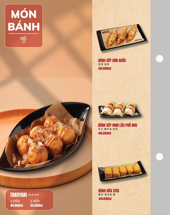 Menu SEOUL Phước Thiền trang 7