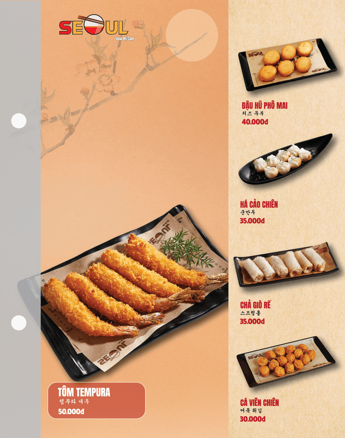 Menu SEOUL Phước Thiền trang 14