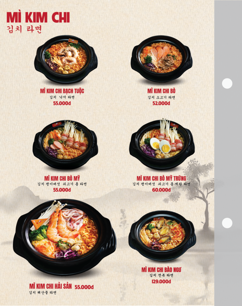 Menu SEOUL Sóc Trăng - Cn2 trang 1