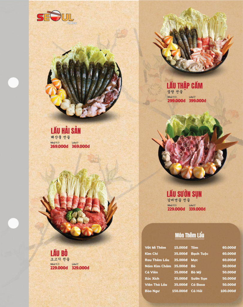 Menu SEOUL Sóc Trăng - Cn2 trang 6