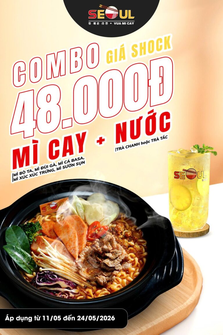 Tháng 05 rộn ràng – trăm ngàn deal hot! – SEOUL PHÙNG KHOANG