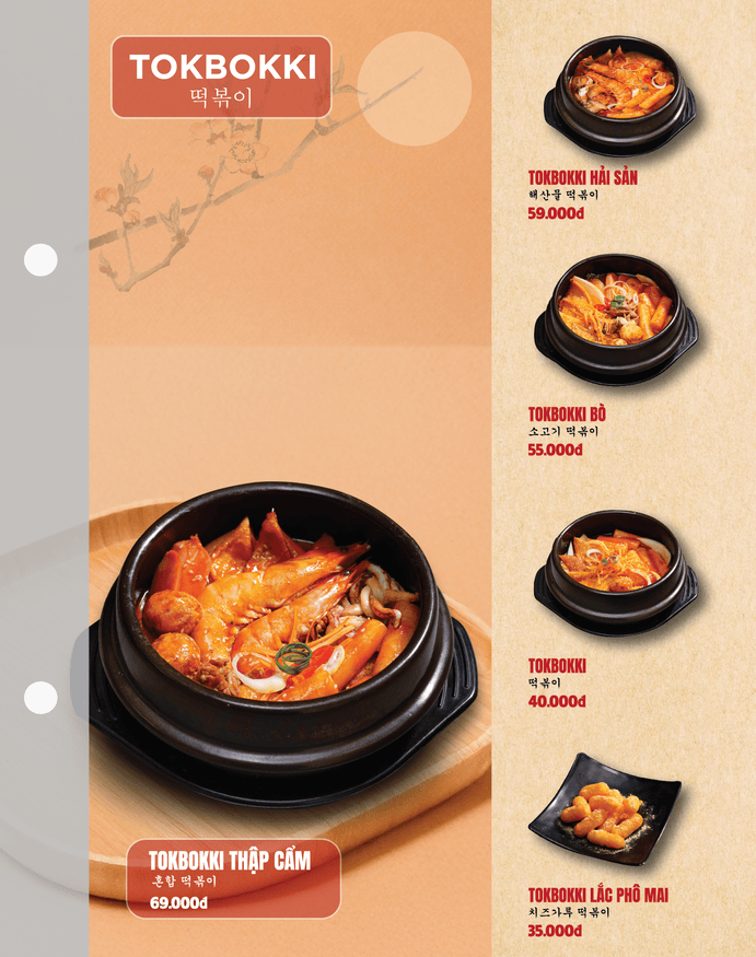 Menu SEOUL Làng Đại Học trang 12