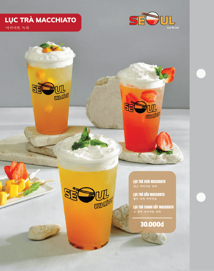 Menu SEOUL Làng Đại Học trang 17