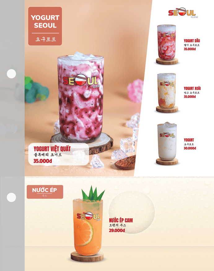 Menu SEOUL Lê Văn Lương trang 16