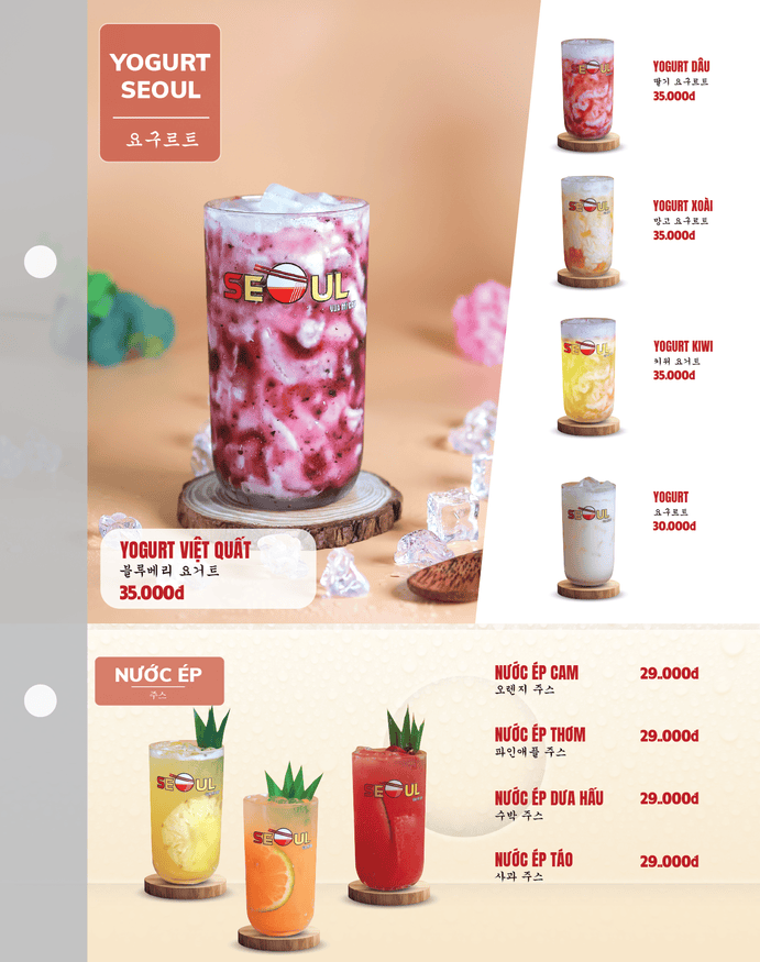 Menu SEOUL Gò Vấp-244 Lê Văn Thọ trang 16
