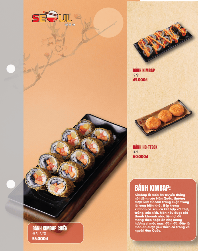 Menu SEOUL Vũng Tàu trang 8