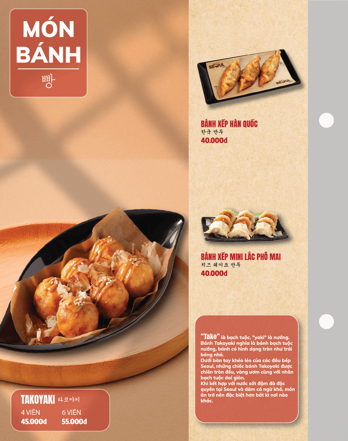 Menu SEOUL Vườn Lài ( Quận 12 ) trang 7
