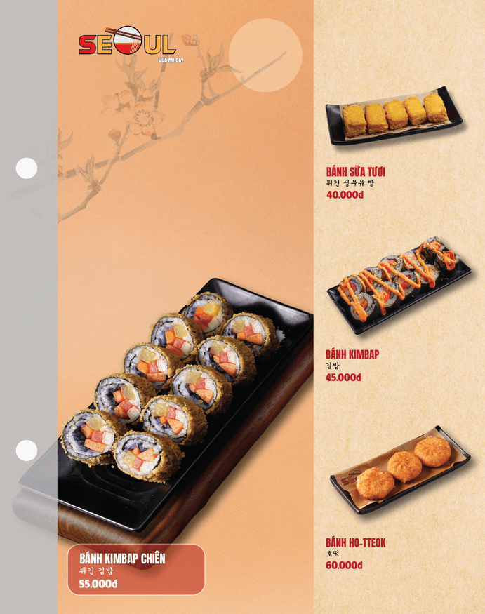 Menu SEOUL Vườn Lài ( Quận 12 ) trang 8