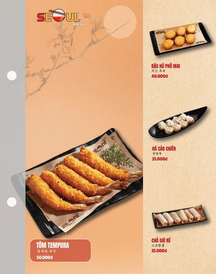 Menu SEOUL Vườn Lài ( Quận 12 ) trang 14