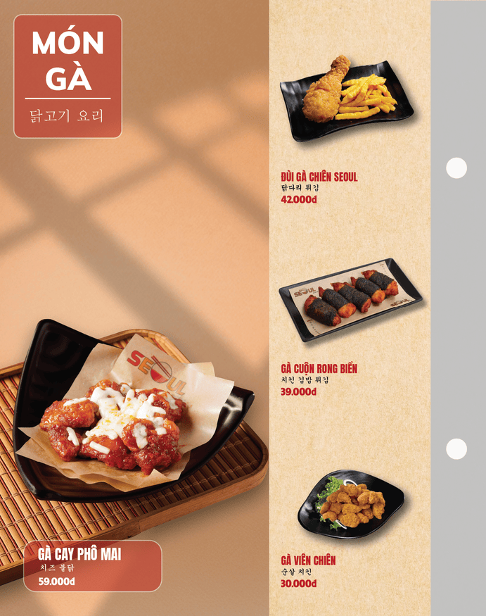 Menu SEOUL Hoàng Mai trang 11