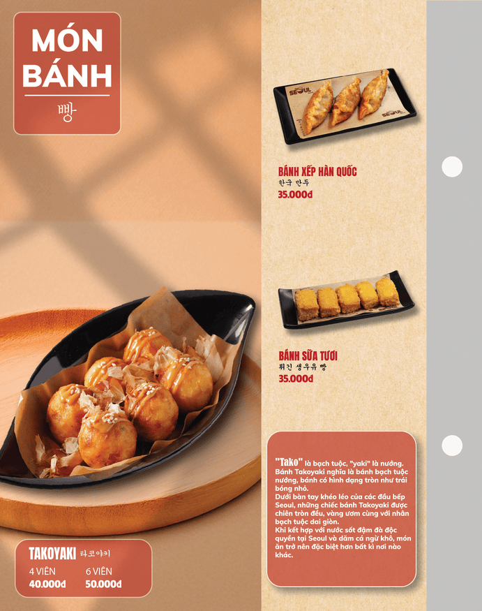 Menu SEOUL Tân Tạo trang 7