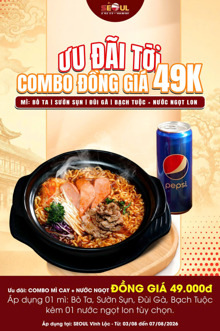 Chào tháng mới – ưu đãi tới! – SEOUL VĨNH LỘC