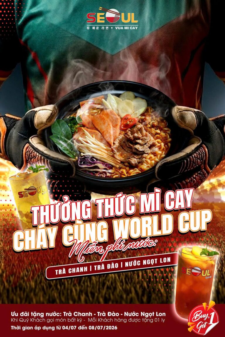 Thưởng thức Mì Cay – Cháy cùng World Cup! – SEOUL TĨNH GIA