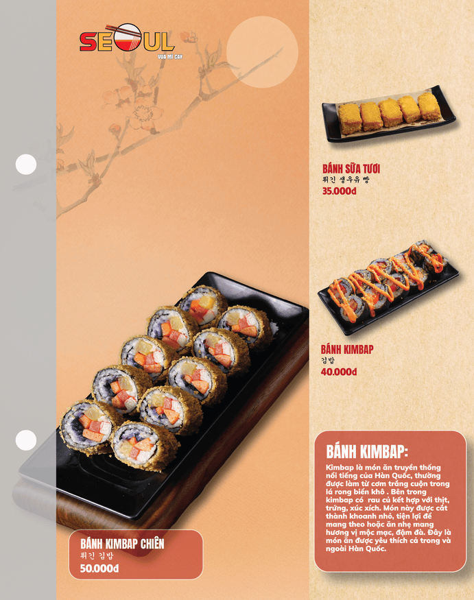 Menu SEOUL Đơn Dương trang 8