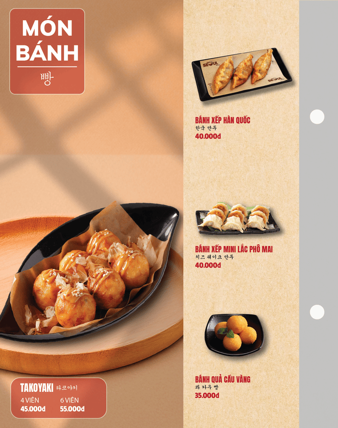 Menu SEOUL Phước Long trang 7