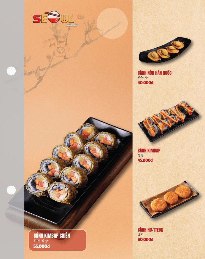 Menu SEOUL Phước Long trang 8