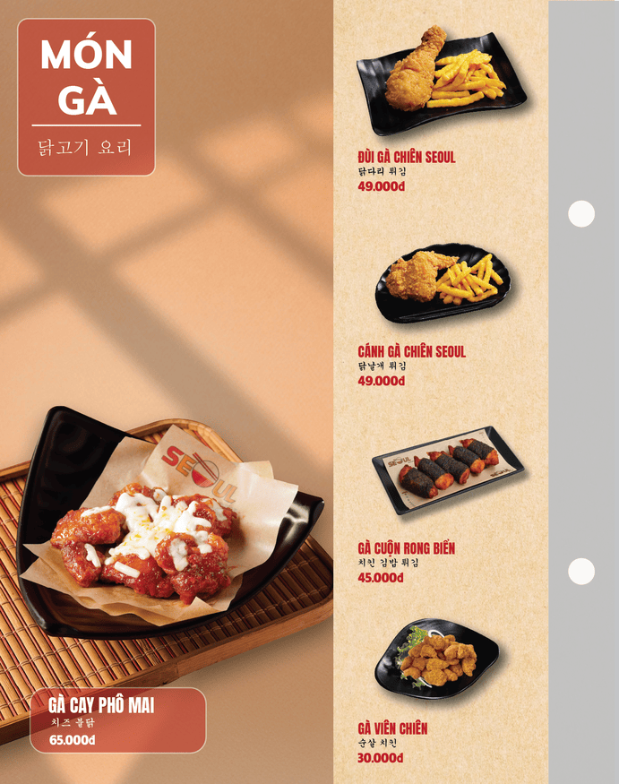 Menu SEOUL Phước Long trang 11