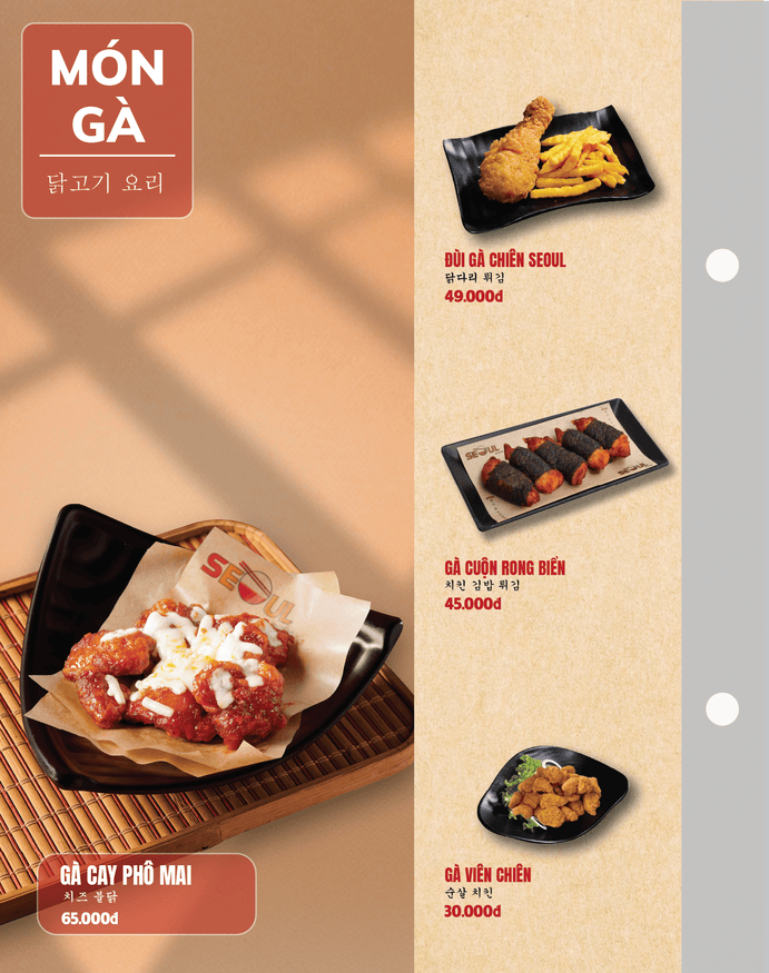 Menu SEOUL Quảng Ngãi trang 11