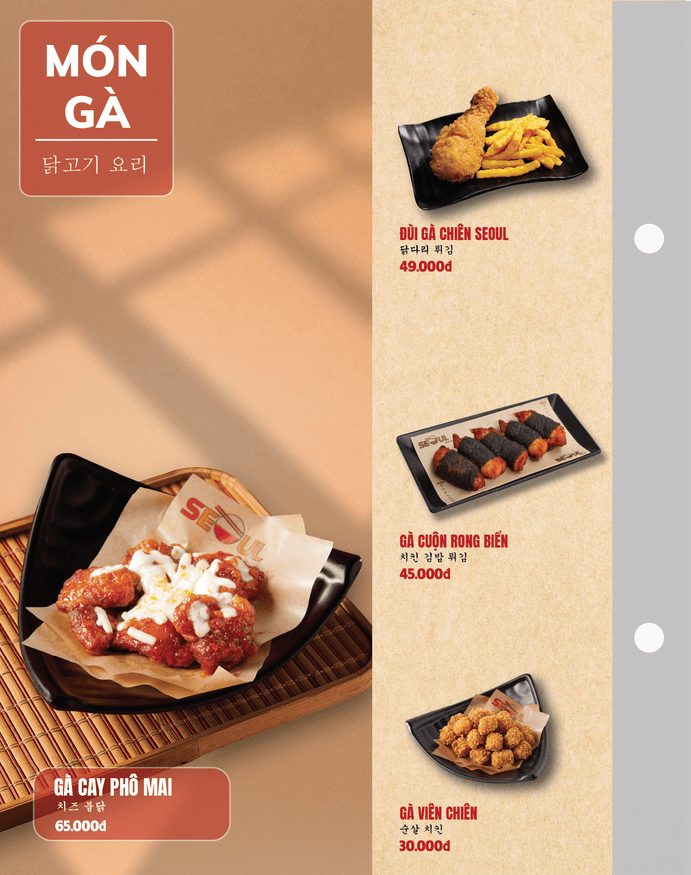 Menu SEOUL Quy Nhơn-335 Nguyễn Thái Học trang 11