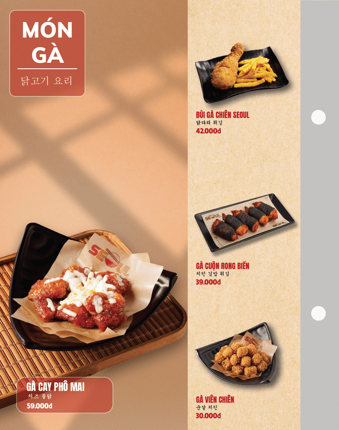 Menu SEOUL Bình Sơn trang 11