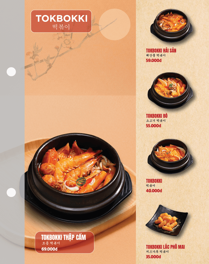 Menu SEOUL Di Linh trang 12