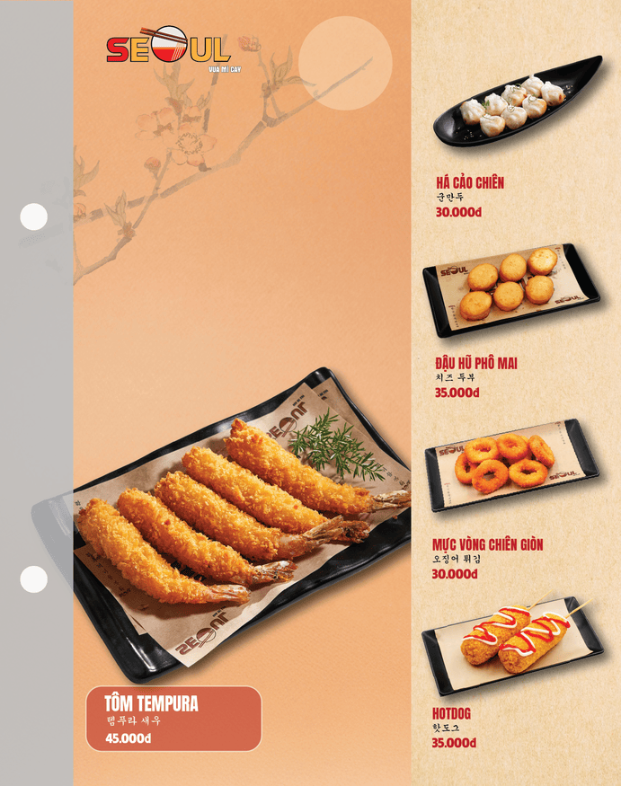 Menu SEOUL Di Linh trang 14