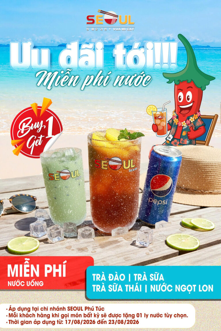 07 ngày ở SEOUL – tặng nước cực cool! SEOUL PHÚ TÚC