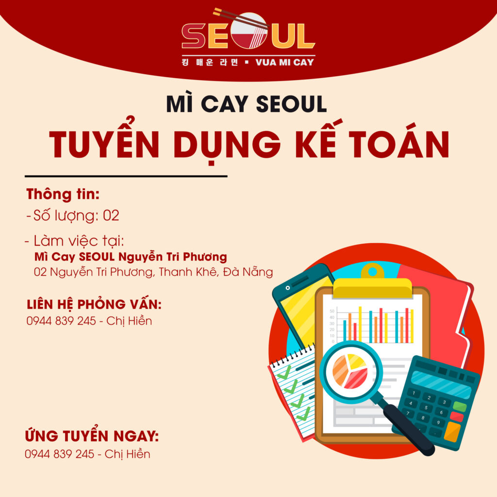 SEOUL NGUYỄN TRI PHƯƠNG TUYỂN DỤNG KẾ TOÁN
