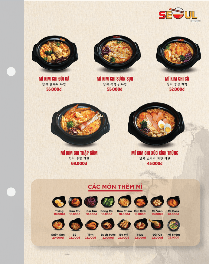 Menu SEOUL Long Xuyên-Cn2 trang 2