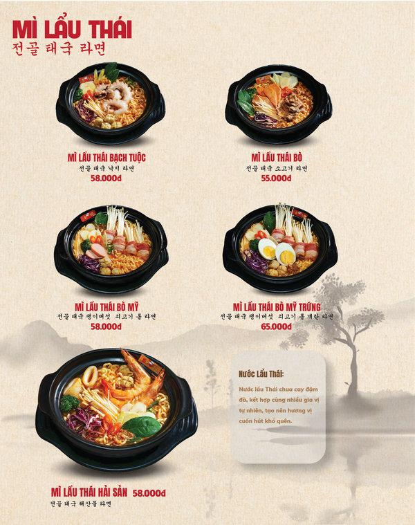 Menu SEOUL Phan Thiết-C63 Lê Duẩn trang 3